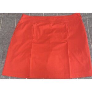 EP New York Women Coral Tennis Golf Skort Skirt  stretch Tennis Pickleball Sz 12